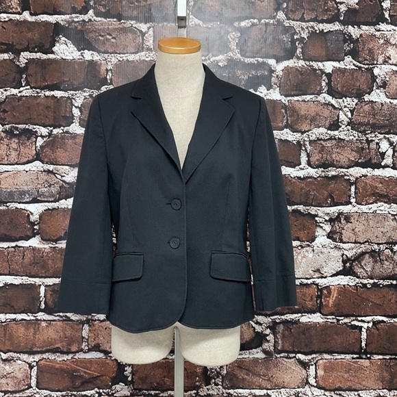 Basler Jacket Blazer Black Buttons Size Small FR 34 - Picture 5 of 14